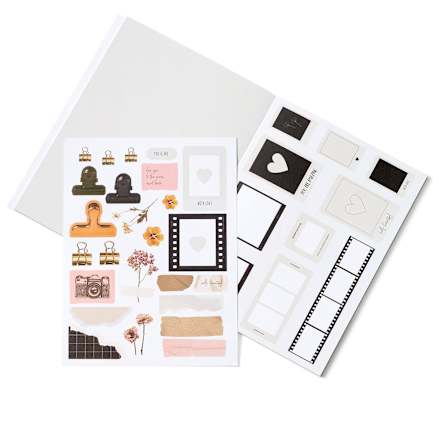 Motivpapier Block 15x20 cm Vintage  Paradies