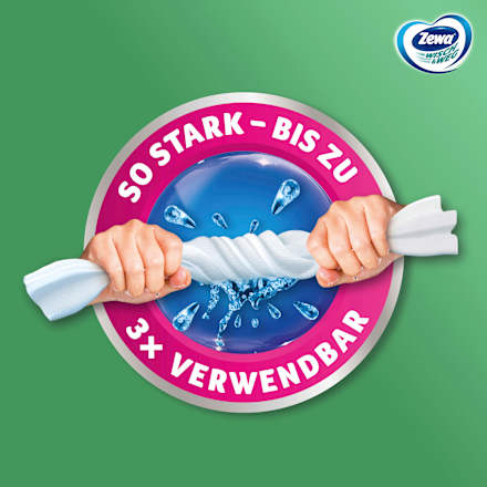 Küchenrolle Wisch&Weg Smart Hülsenlos (2x90 Blatt) Zewa