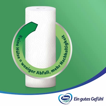 Küchenrolle Wisch&Weg Smart Hülsenlos (2x90 Blatt) Zewa