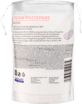 Wattepads Peeling Herzen ebelin