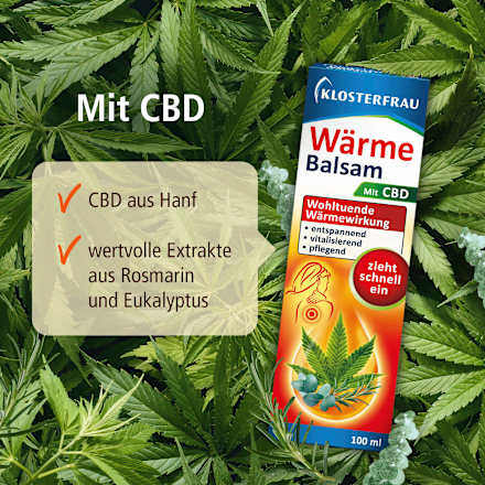 Wärmebalsam mit CBD Klosterfrau