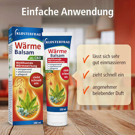 Wärmebalsam mit CBD Klosterfrau