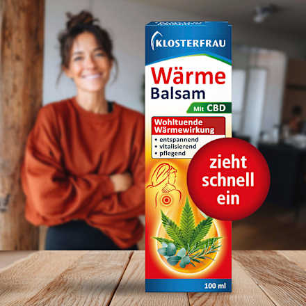 Wärmebalsam mit CBD Klosterfrau