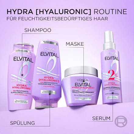 Haarmaske Hydra Hyaluronic L'ORÉAL PARiS ELVITAL