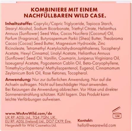 Deostick Amber & Oud Nachfüllpack Wild