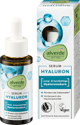 Siero viso con acido ialuronico a catena lunga e corta alverde