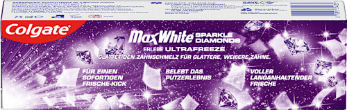 Zahnpasta Max White Sparkle Diamonds Colgate