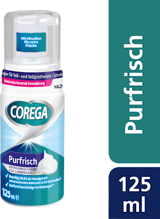 Gebissreiniger Schaum für Zahnersatz COREGA