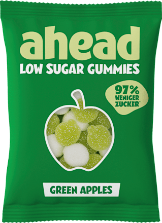 Fruchtgummi, Green Apple Gummies Low Sugar ahead