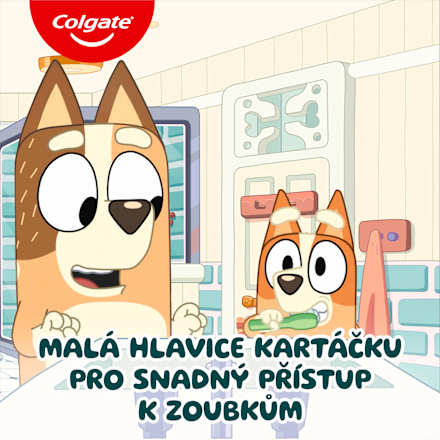 dětský zubní kartáček Kids Bluey 3-5 let Colgate