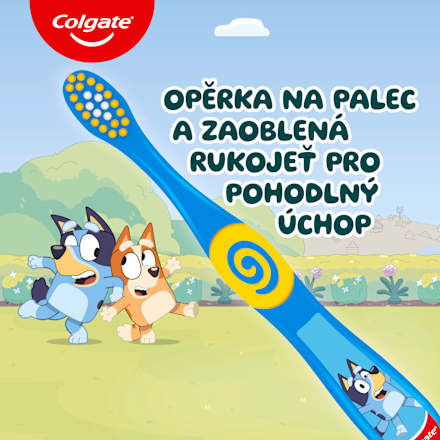 dětský zubní kartáček Kids Bluey 3-5 let Colgate