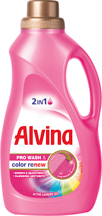 Гел за пране с Pro Wash&Color Renew 20 пранета Alvina