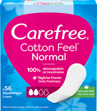 Slipeinlagen Cotton Feel Normal Carefree