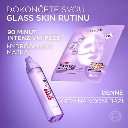 Revitalift Filler denní pleťový krém Glass Skin Liquid Cream L'ORÉAL PARiS REVITALIFT