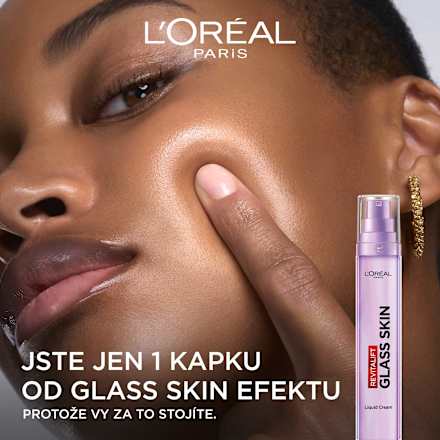 Revitalift Filler denní pleťový krém Glass Skin Liquid Cream L'ORÉAL PARiS REVITALIFT