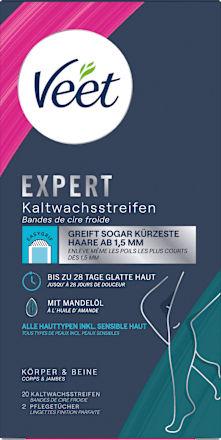Kaltwachsstreifen Expert Körper & Beine Veet