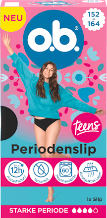 Periodenunterwäsche Slip Teens Gr. 152-164 o.b.