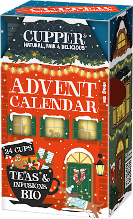 Adventskalender 2026, 24 Tassen Teegenuss Cupper