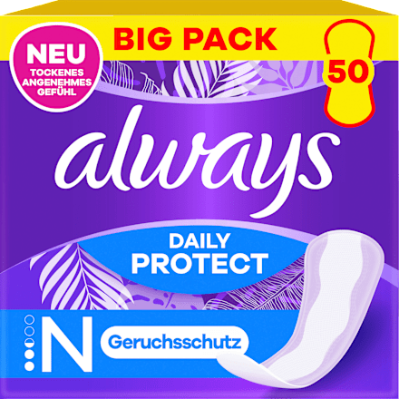 Slipeinlagen Daily Protect Normal mit Duft always