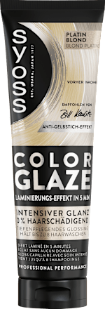 Farb-Glanzbehandlung Glossing Color Glaze Platin Blond Syoss