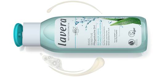 Pflegedusche Basis Sensitiv 2in1  lavera NATURKOSMETIK