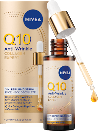 Obnovitveni serum 3 v 1 Q10 Anti-Wrinkle Collagen Expert NIVEA
