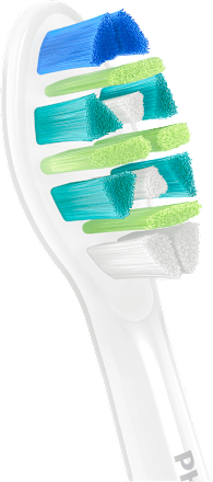 Náhradné hlavice InterCare, Medium Soft, biela, 2+1 GRATIS Philips Sonicare