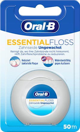 Zahnseide Essentialfloss ungewachst Minze Oral-B