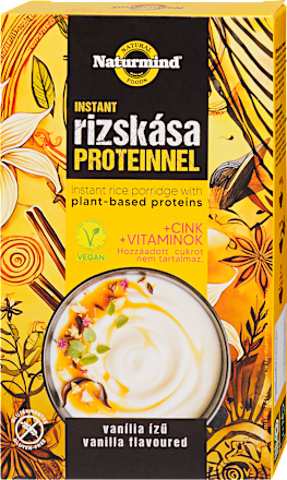 Proteines rizskása, vanília ízű NATURMIND