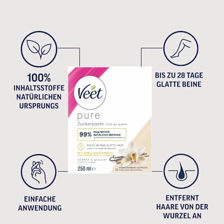 Zuckerpaste mit Vanilleduft Veet