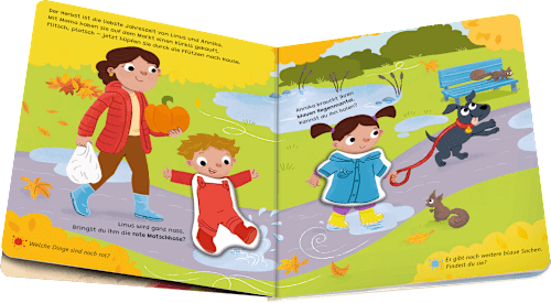 Kinderbuch play+ Mein Spiel Komm, wir lernen die Farben Ravensburger