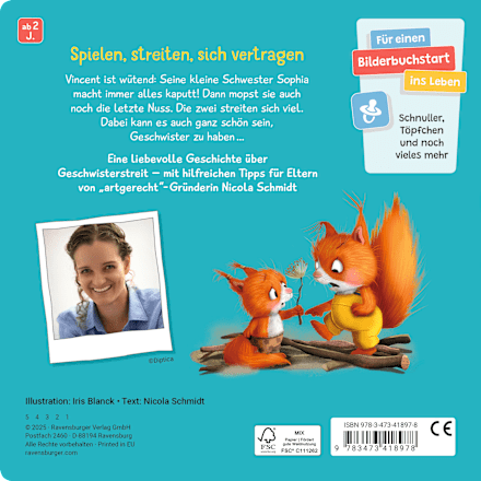Kinderbuch Mein artgerechtes Geschwisterbuch Ravensburger