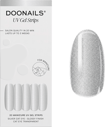 UV Nagelfolien Silver Cat Eye  Doonails