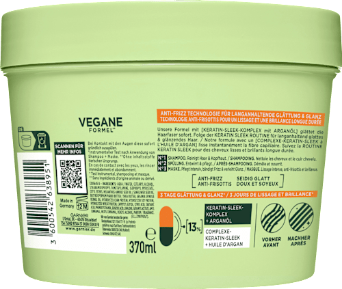 Haarkur Keratin Sleek GARNIER FRUCTIS