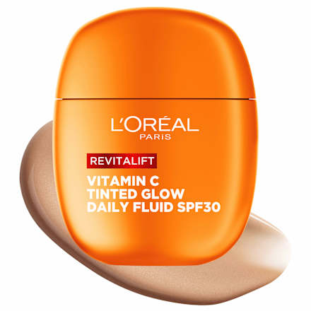Gesichtscreme Vitamin C getönter Glow tägliches Fluid LSF 30 L'ORÉAL PARiS REVITALIFT