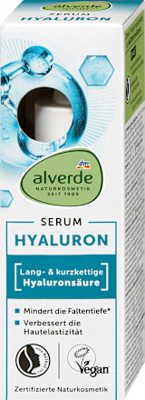 Серум с хиалурон alverde NATURKOSMETIK