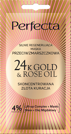 Maska regenerująca przeciwzmarszczkowa do twarzy Perfecta