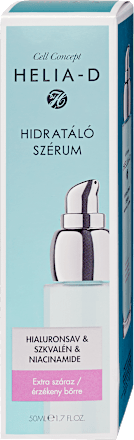 Arcápoló szérum, hidratáló, hyaluronnal, extra száraz bőrre HELIA-D