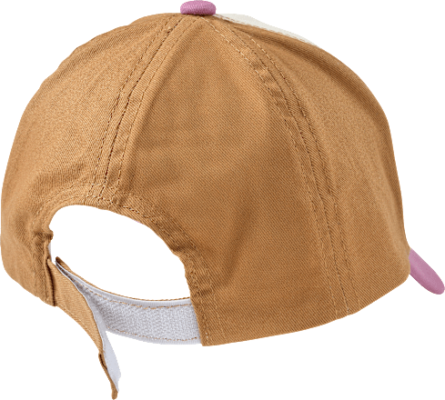 Basecap mit Regenbogen-Applikation, rosa & beige, Gr. 54/55 PUSBLU
