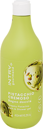 Krémes hab- és tusfürdő pisztácia illattal INTRA gourmand