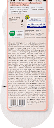 Členkové ponožky ťapky Be Happy, veľ. 35-38, 1 pár, biele Fascino