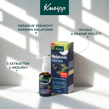 ústní sprej Melatonin Kneipp
