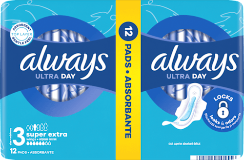 vložky s křidélky Ultra Day, velikost 3 always