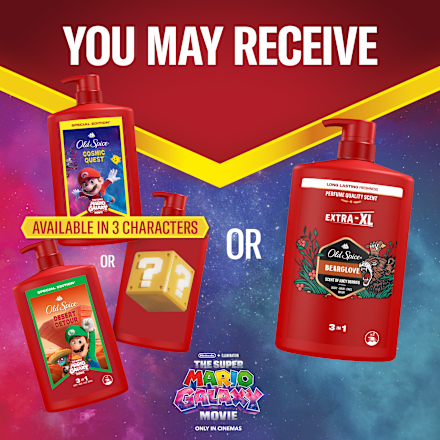 sprchový gel 3 v 1 Super Mario Old Spice