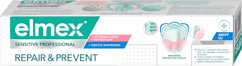 zubní pasta Sensitive Professional Repair & Prevent + Gentle Whitening elmex
