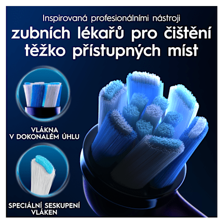 náhradní hlavice iO Series Ultimate Clean, černé Oral-B