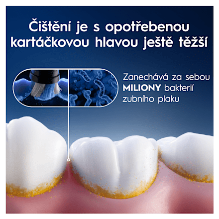 náhradní hlavice iO Series Ultimate Clean, černé Oral-B
