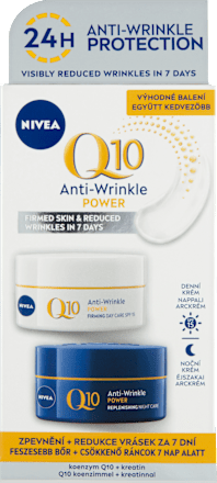 Denný a nočný krém proti vráskam Q10 Power NIVEA