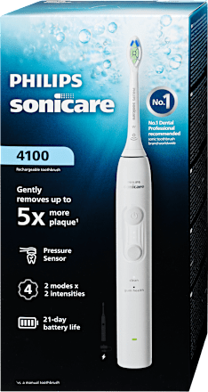 Elektromos fogkefe Sonicare 4100 fehér színben Philips Sonicare