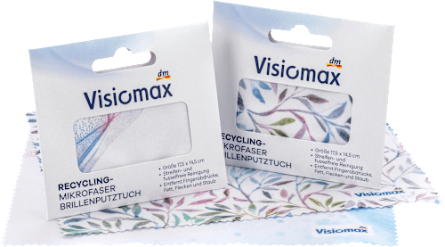 Brillenputztuch Mikrofaser sortiert Visiomax